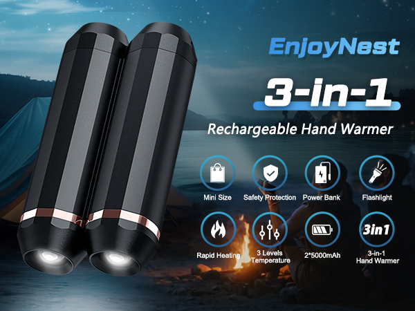 3-IN-1 hand warmers rechargeable