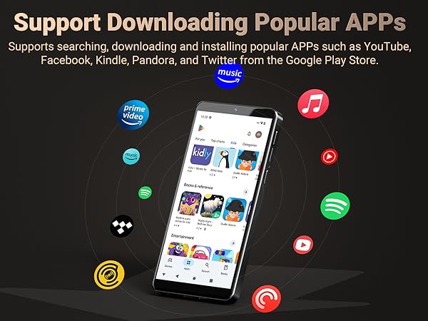 MP3 Player with Bluetooth and WiFi