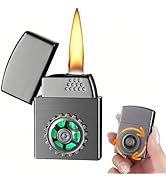 NINSI Smart Lighter with 4 Ignition Methods, Voice Activated Soft Flame Butane Lighter, Refillabl...