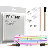 SPI COB RGB IC LED Strip Light FOB WS2811 High Density Uniform Light UL-Listed Dream Color Strip ...