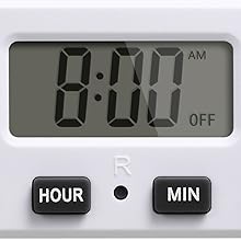 24 hour indoor programmable digital timer outlet