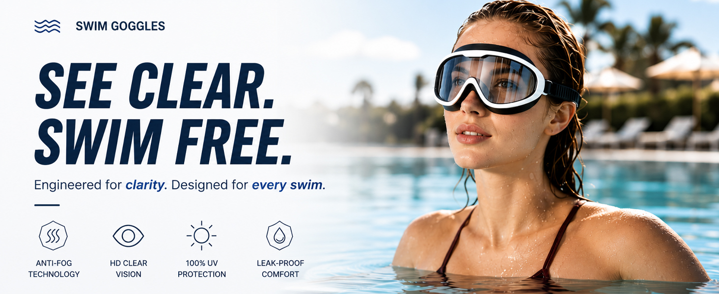 YINGRUITE Pure Wave 2.0 Swimming Goggles