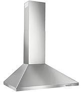 Broan-NuTone BW5030SSL Stainless Steel LED 30-inch Wall-Mount Convertible Chimney-Style Range Hoo...