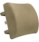 LOVEHOME Lumbar Support Pillow for Chair and Car, Back Support for Office Chair Memory Foam Cushi...