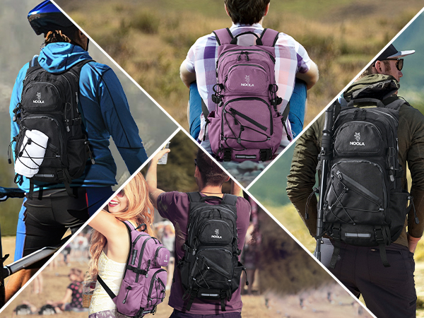 Water Backpack for Hiking with Phone &amp;amp; Pole Holders