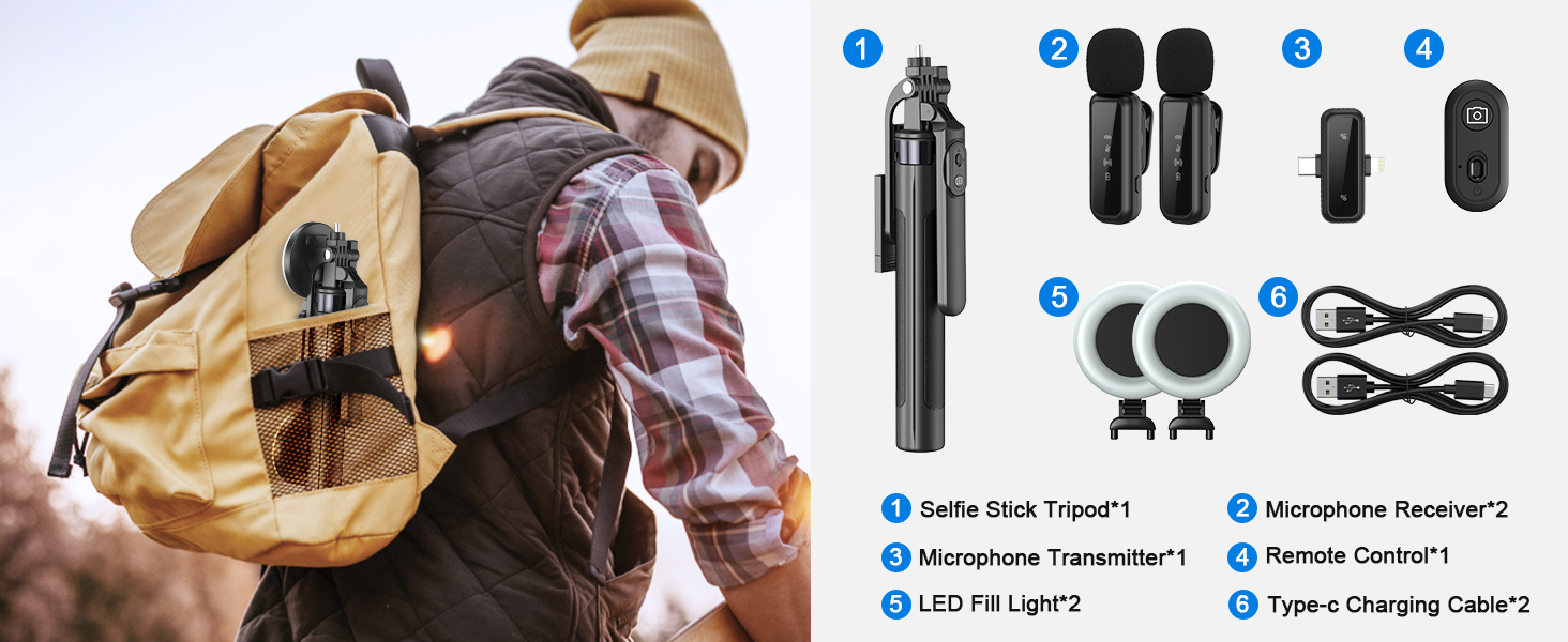 All-in-One vlogging content creator kit