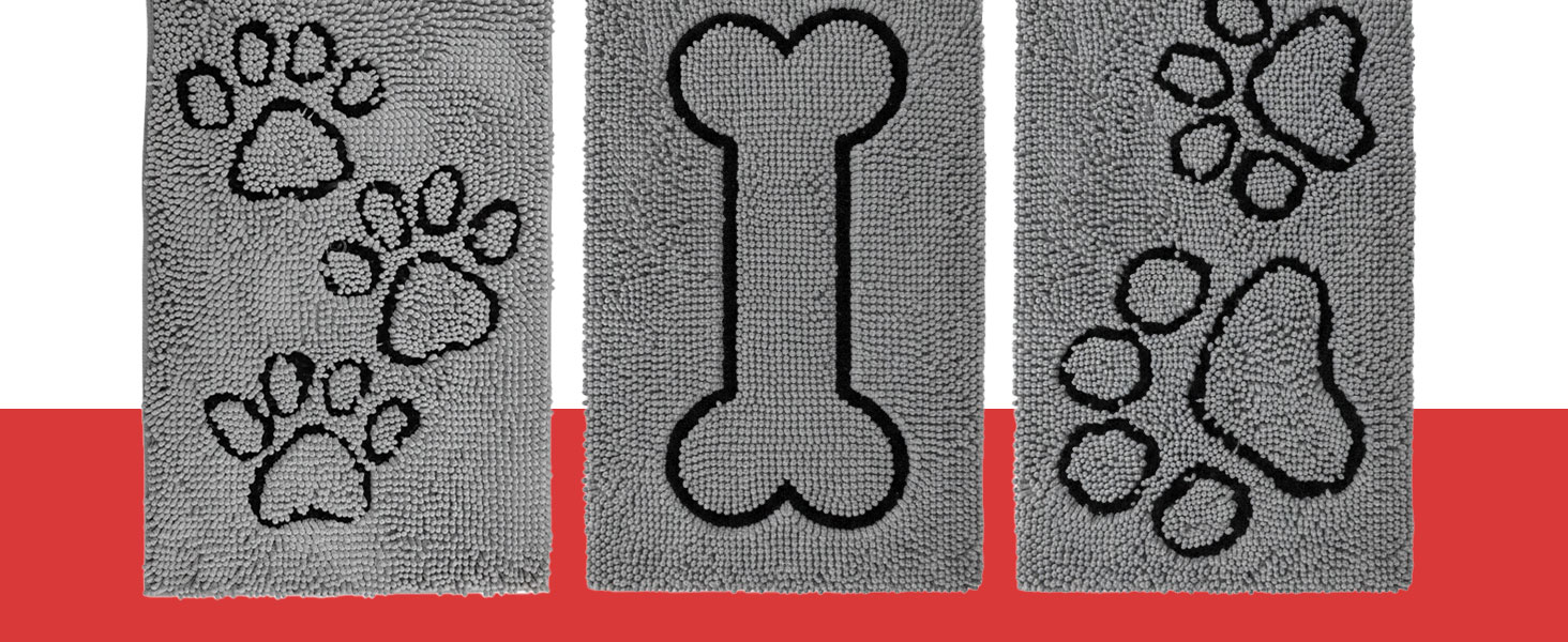 Embroidery mat 2,3 paw and bone A+ content