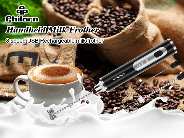 frother wand rechargeable