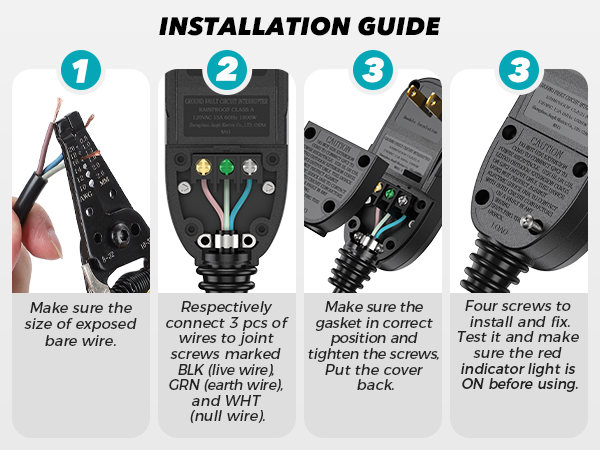 gfci replacement plug