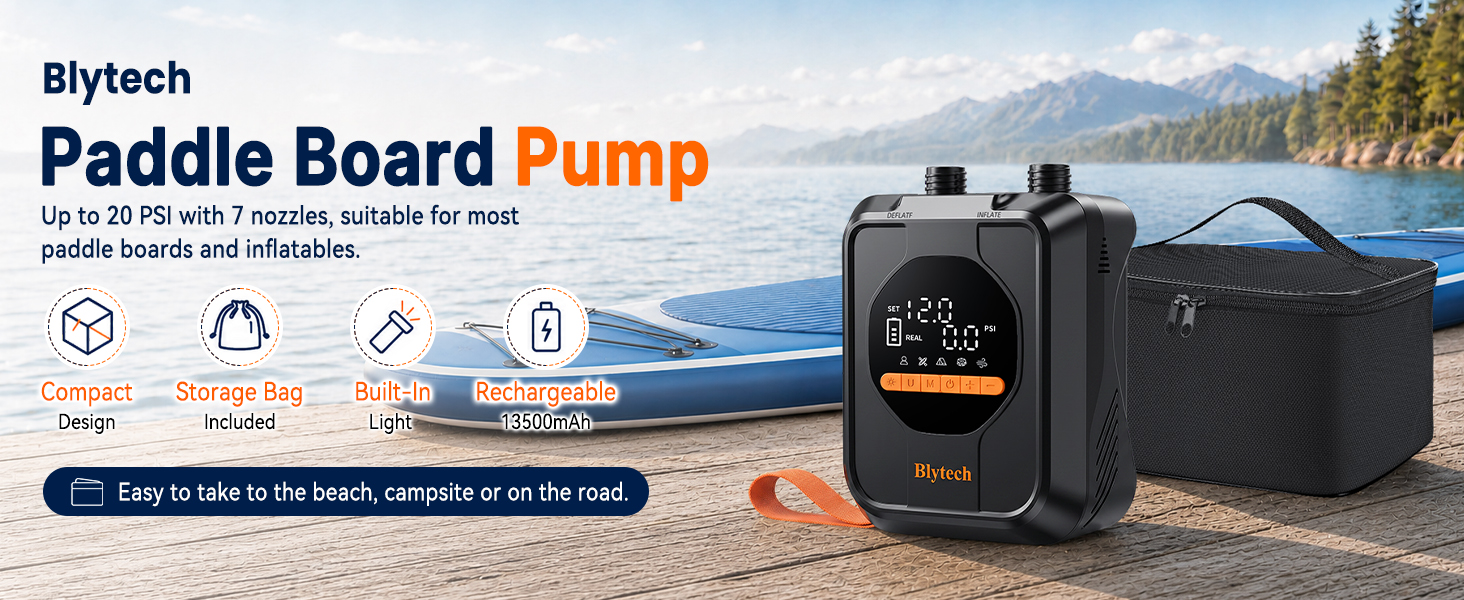 paddle board pump