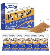 6x1.06oz Fly Bait Trap Refill Packets, Flies Attractant Refills for All Reusable Fly Traps Outdoor