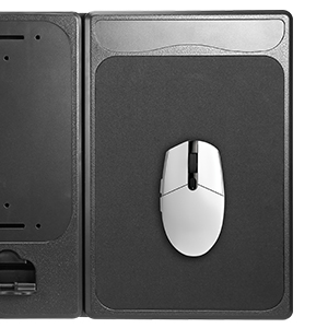 laptop table with mouse pad