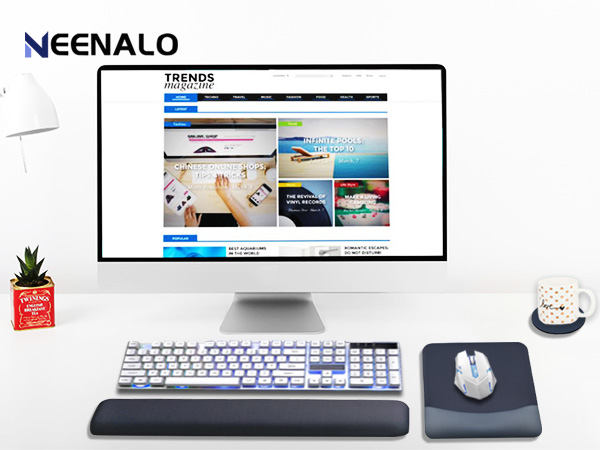 mouse pad with gel wrist rest