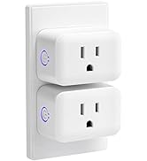 Smart Plugs That Work with Alexa, Smart Life Wi-Fi Outlet Compatible with Alexa