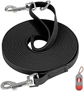 Waterproof Long Leash for Dogs Training 16FT/30FT/50FT, Long Dog Leash Heavy Duty Lead for Large ...