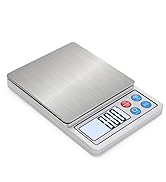 Digital Gram Scale Toprime Mini Size Food Scale High Precision Pocket Scale with LCD Display and ...