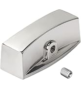 Chrome Knob Dial for Gas Control Valve, Fit for D-Shape Valve Stem Design Gas Control Valve Stove...