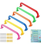 BiJun 17 inch Monkey Bars Indoor,Playground Handles Heavy Duty Ceiling Grab Bars for Backyards In...
