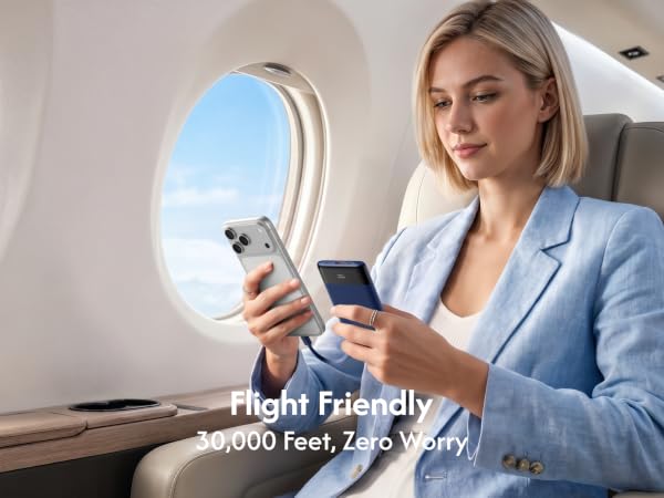 The ideal gift for students flyers! Our flight-safe power packs keep your phone charged everywhere.