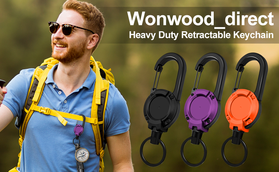 Heavy Duty Retractable Keychain