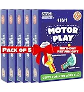 Butterfly Edufields 4in1 Motor Play Science Kit Pack of 5 | Best Birthday Return Gifts for Kids A...