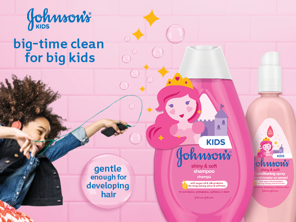 kid toddler baby ninas shampoo conditioner tear free boys girls shiny soft argan oil spray moisture