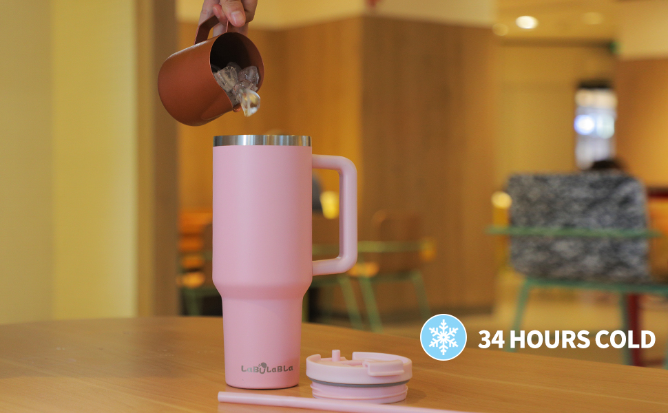 insulated water bottle make this a left- or a right-handed container