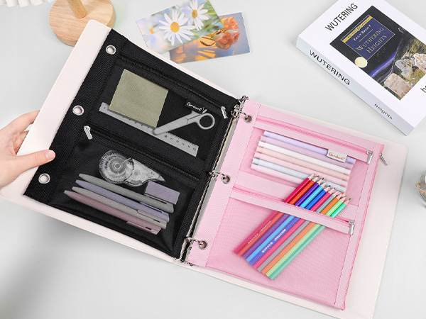 Fit standard 3-ring binder