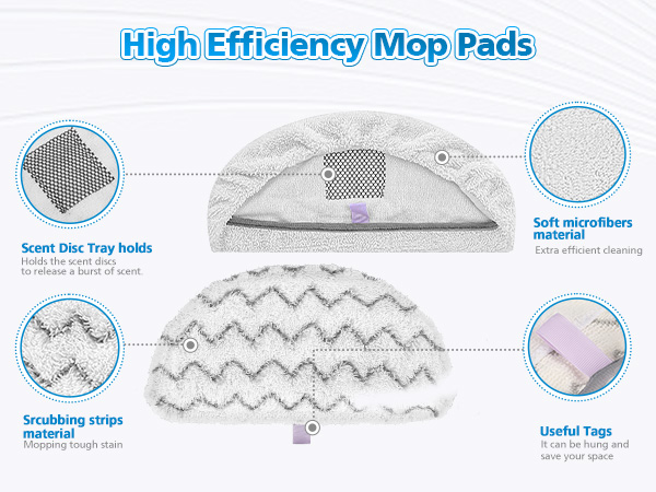 bissel 1940 steam mop pads