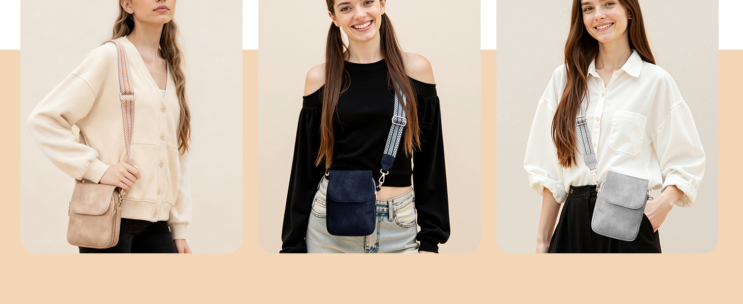 small leather crossbody bags for women