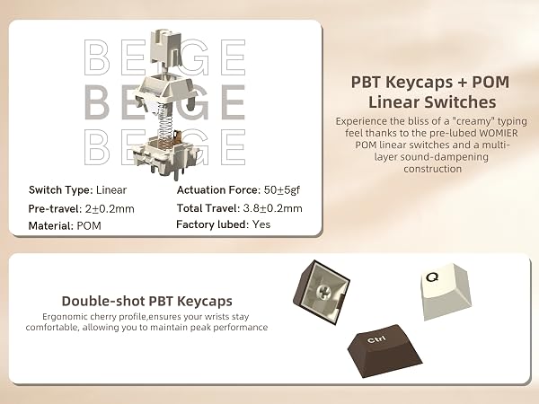 75% Mechanical Keyboard with Screen and Knob, Retro Creamy Wireless Gaming Keyboard Custom