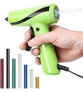 Hot Glue Gun with 30 Pcs Glue Gun Sticks - Fast Preheating Glue Gun and Sticks Set with 30 PCS Gl...