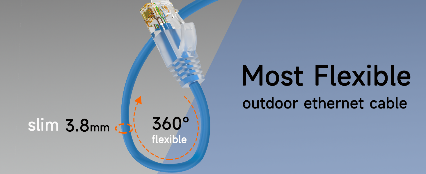 cat6 ethernet cable outdoor 150ft