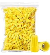 Crweety 600PCS Wire Connectors Nuts 0.96"x0.54" inches Electric Wire Caps Insulating Insert Twist...