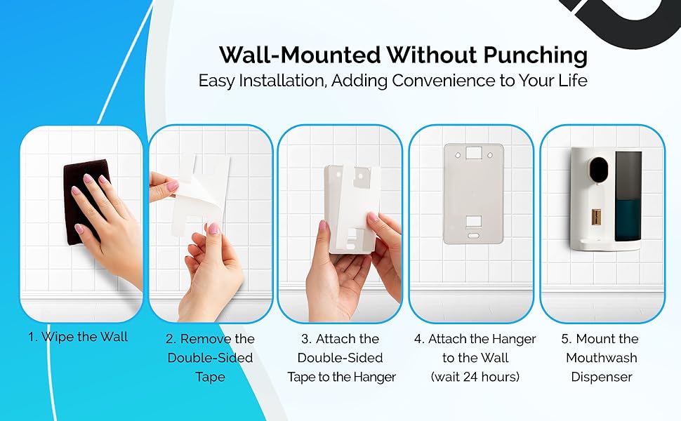 mouth wash dispensers