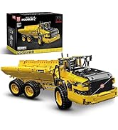 Mould King 17010 Engineering Dump Truck Building Block Kits, MOC Building Blocks Set to Build, Gi...