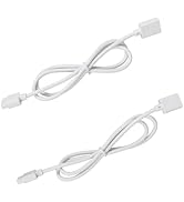 Maylit 2 Pcs 24 Inches Extension Cables, Suitable for 5 Color Temperatures and Multicolor Under C...