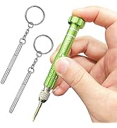 PTSLKHN Eyeglass Repair Kit Screwdriver, 5-in-1 Multifunctional Small Screwdriver, S2 Steel Eyegl...