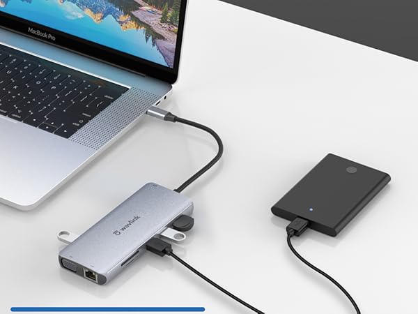 USB 3.0 Ultra HD/4K Triple Display Docking Station