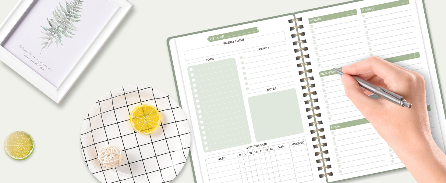 undated planner