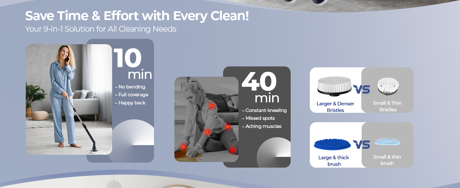 electric scrubber for cleaning