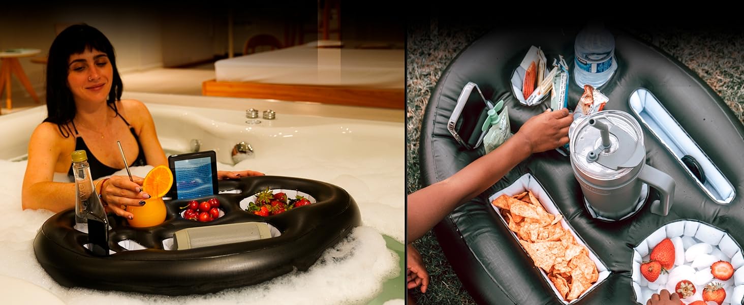 floating cooler pool tray pool cooler float food tray for pool table for hot tub accessory