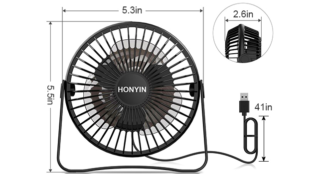 small fan usb desk fan