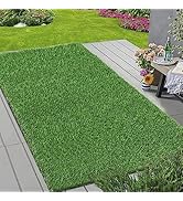 Artificial Grass Turf Area Rug 3' X 5' Artificial Grass Rug Turf Mat for Dogs Pets Indoor Ou...
