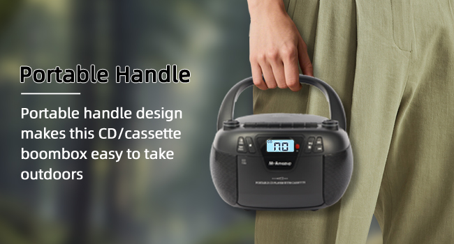 Boombox CD Player Portable
