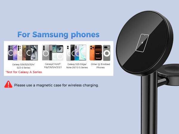 Magnetic Wireless Charger for Samsung