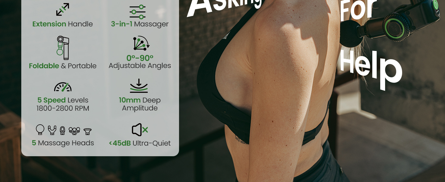 deep tissue massage gun