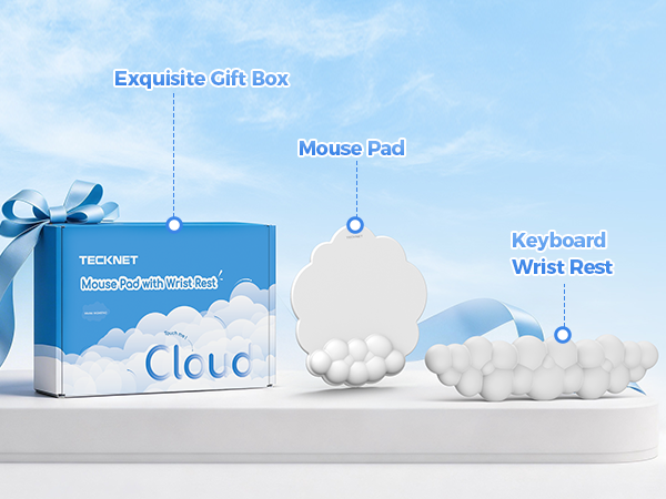 Cloud Wrist Rest &amp; Ergonomic Mouse Pad