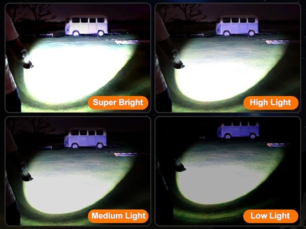 Flashlight With 6 Lighting Modes