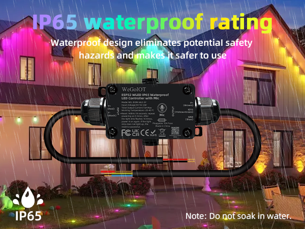 Waterproof ESP32 WLED Controller